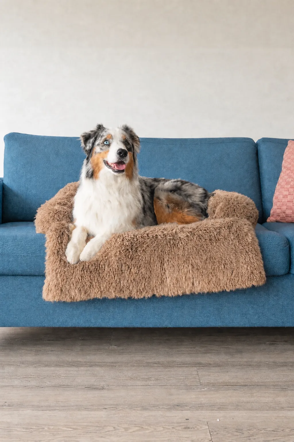 Copridivano calmante per cani, Tortora, Grande